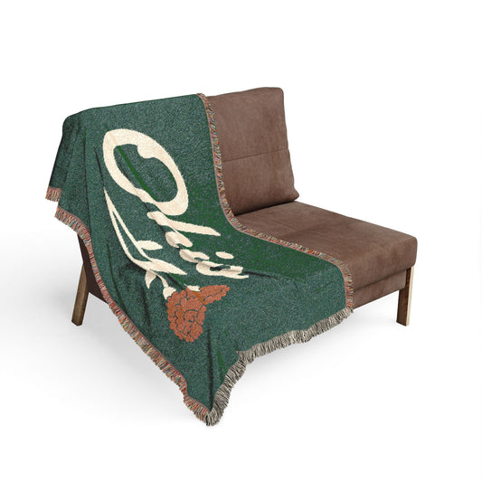 Ohio Carnation Woven Blanket