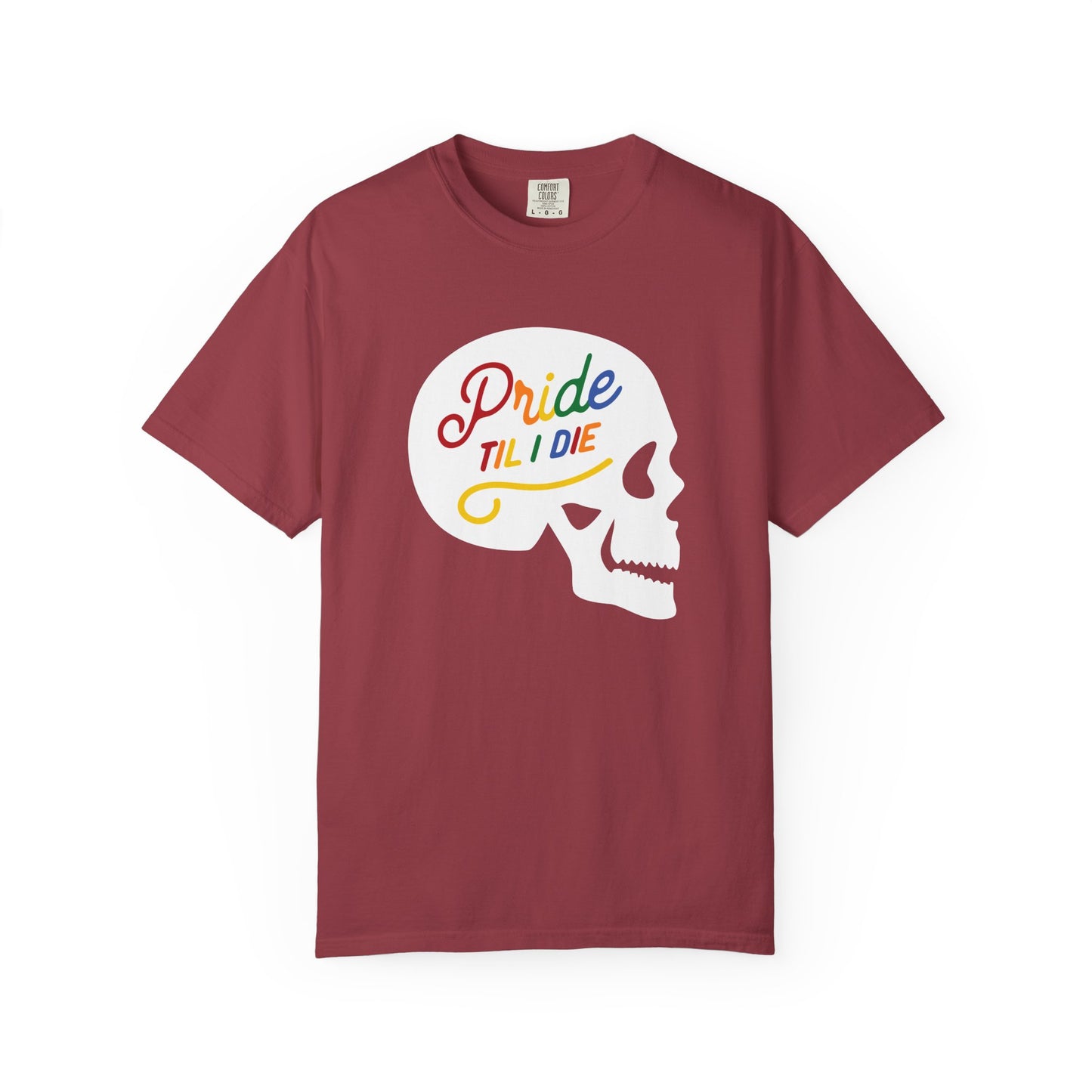 Pride Til I Die Skull Tee