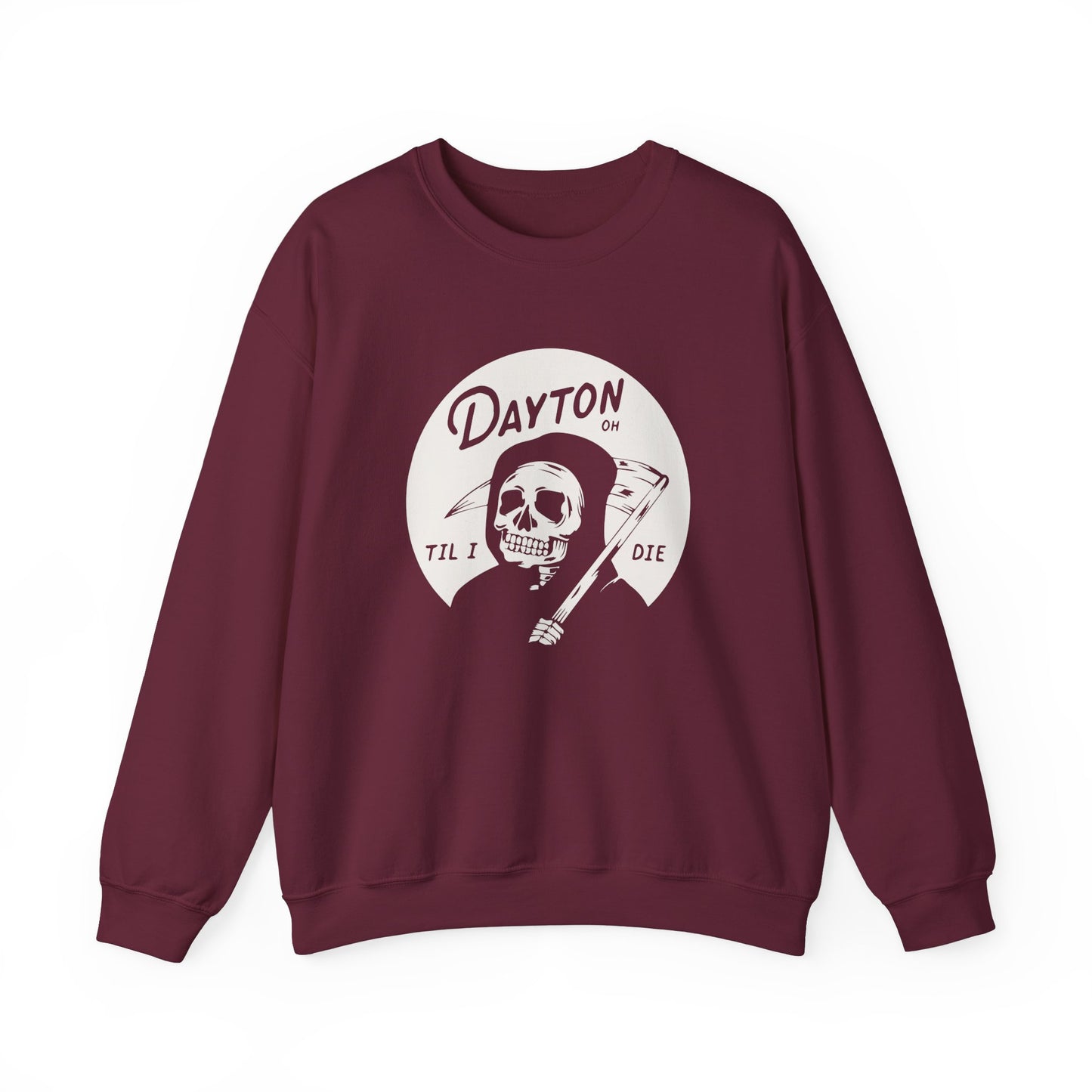 'Dayton Til I Die' Reaper Crewneck Sweatshirt