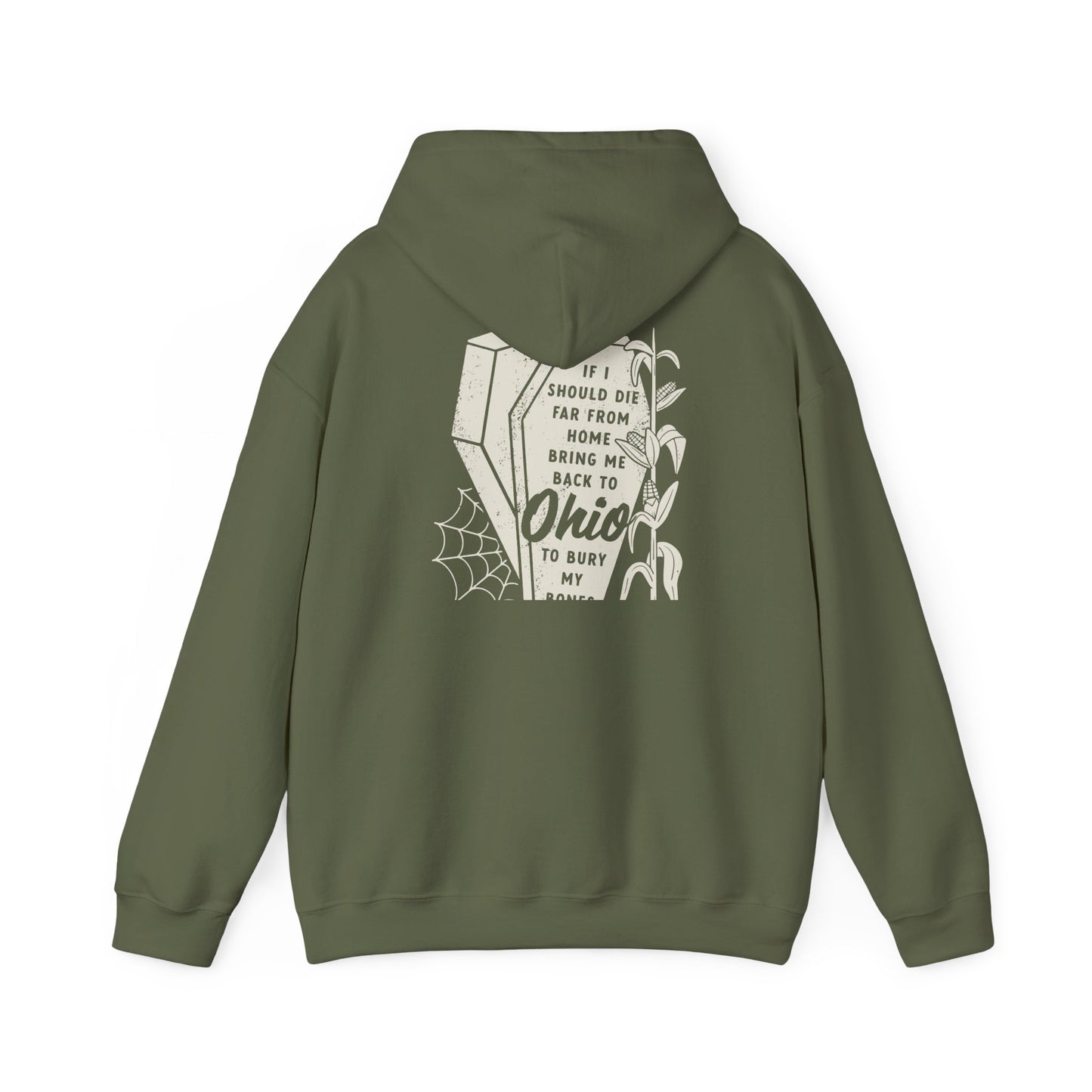 Bury My Bones in Ohio Hoodie Sweatshirt