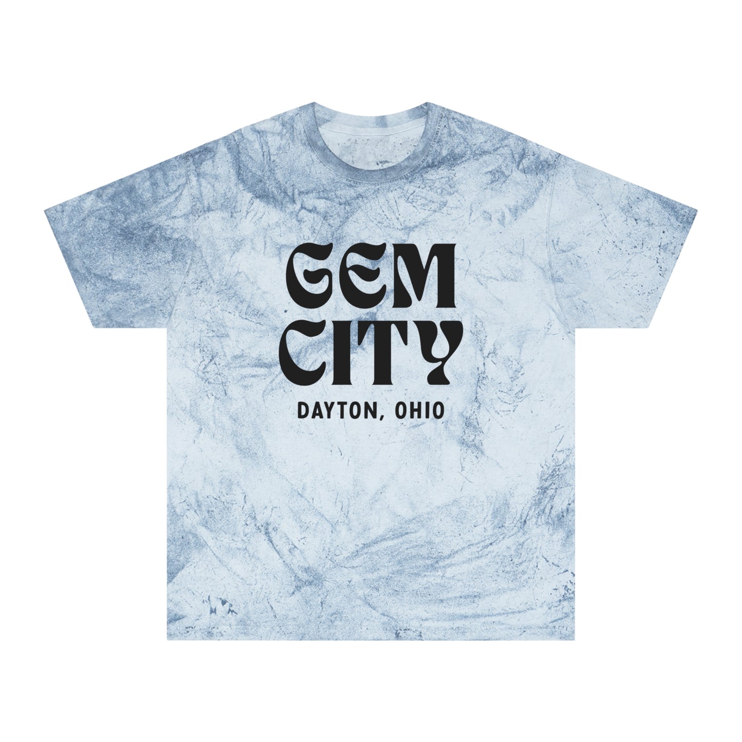 Retro Gem City Tie-Dye Tee