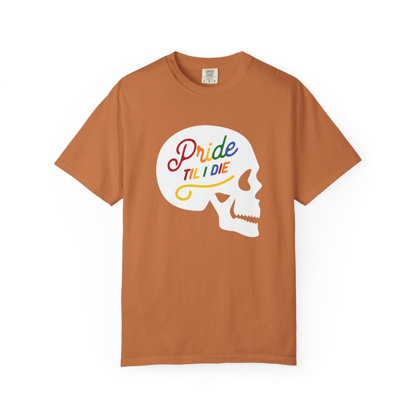 Pride Til I Die Skull Tee