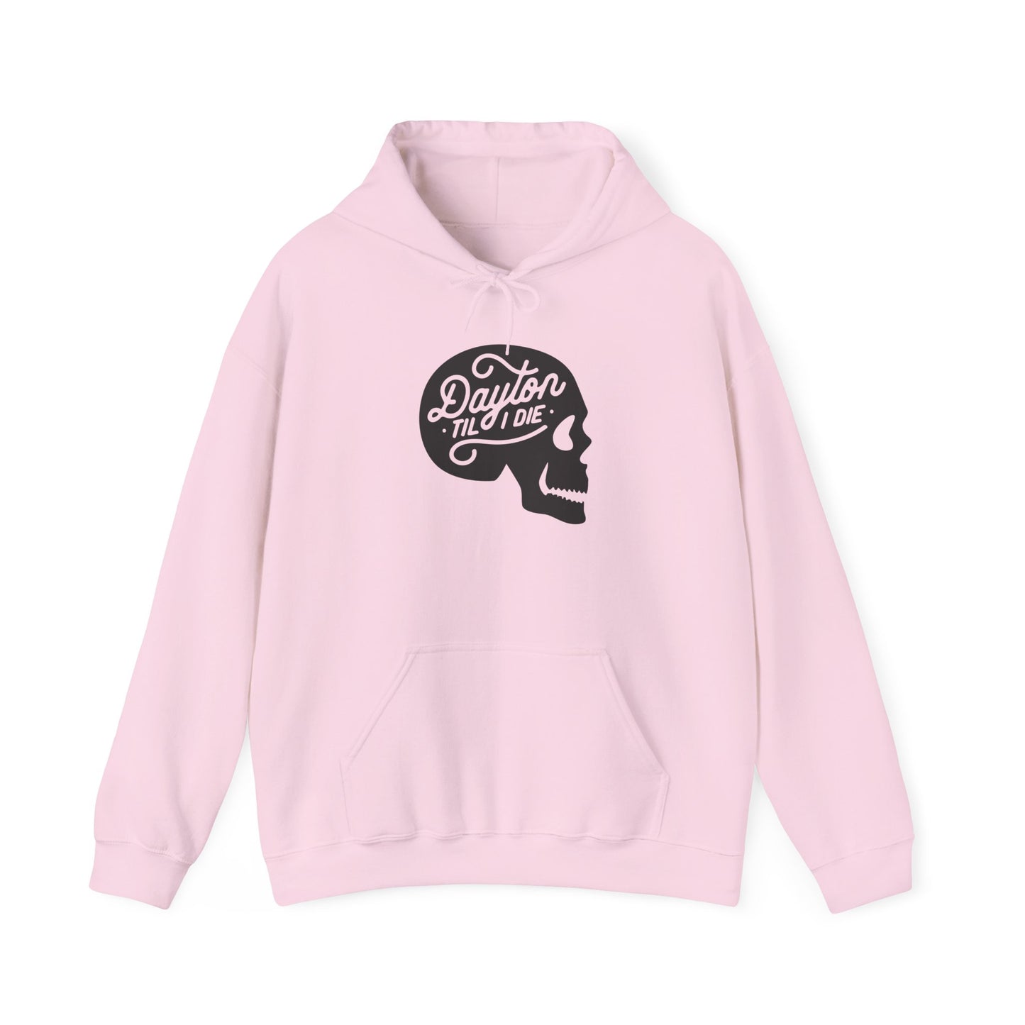 'Dayton Til I Die' Skull Hoodie Sweatshirt