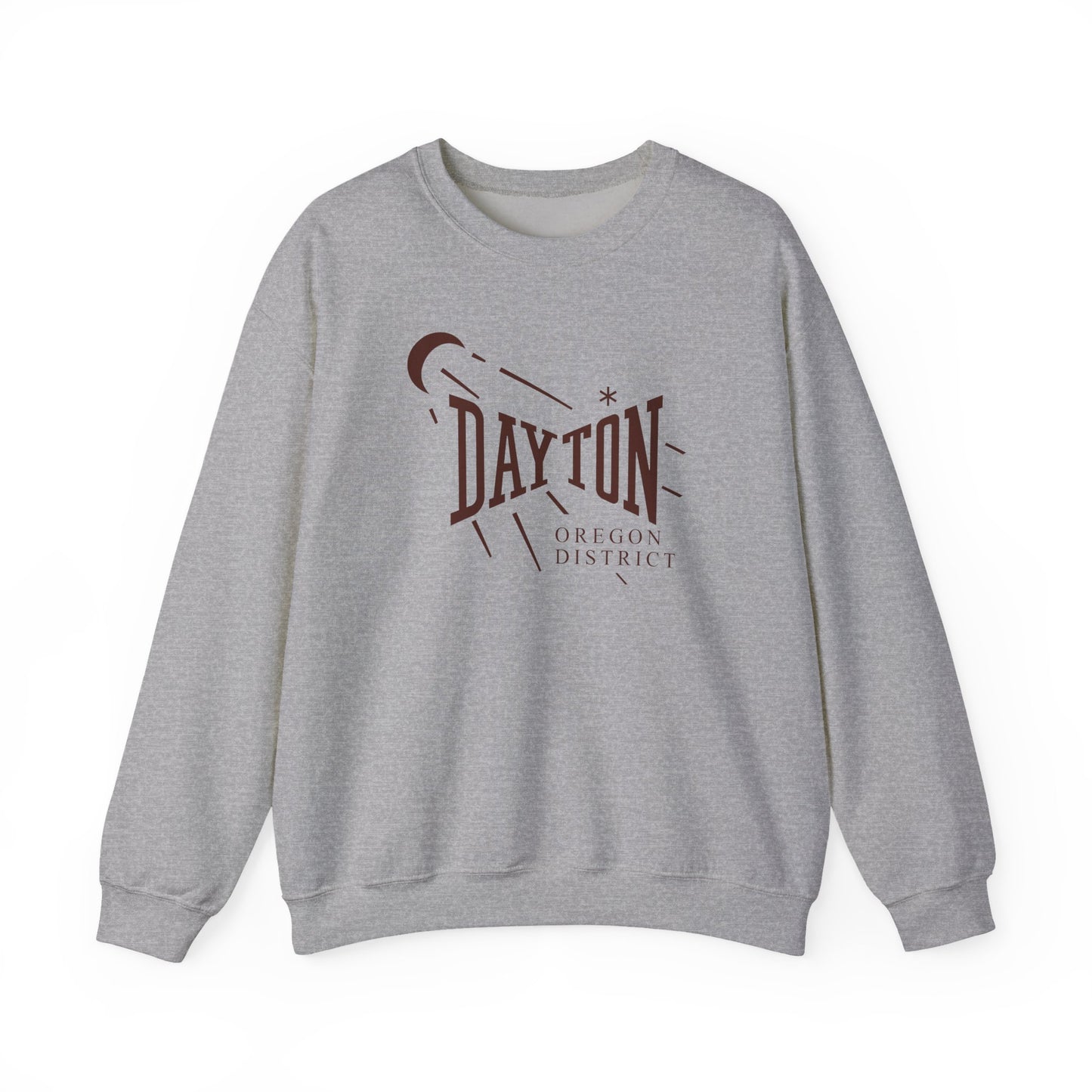 Dayton Oregon District Moon Crewneck Sweatshirt