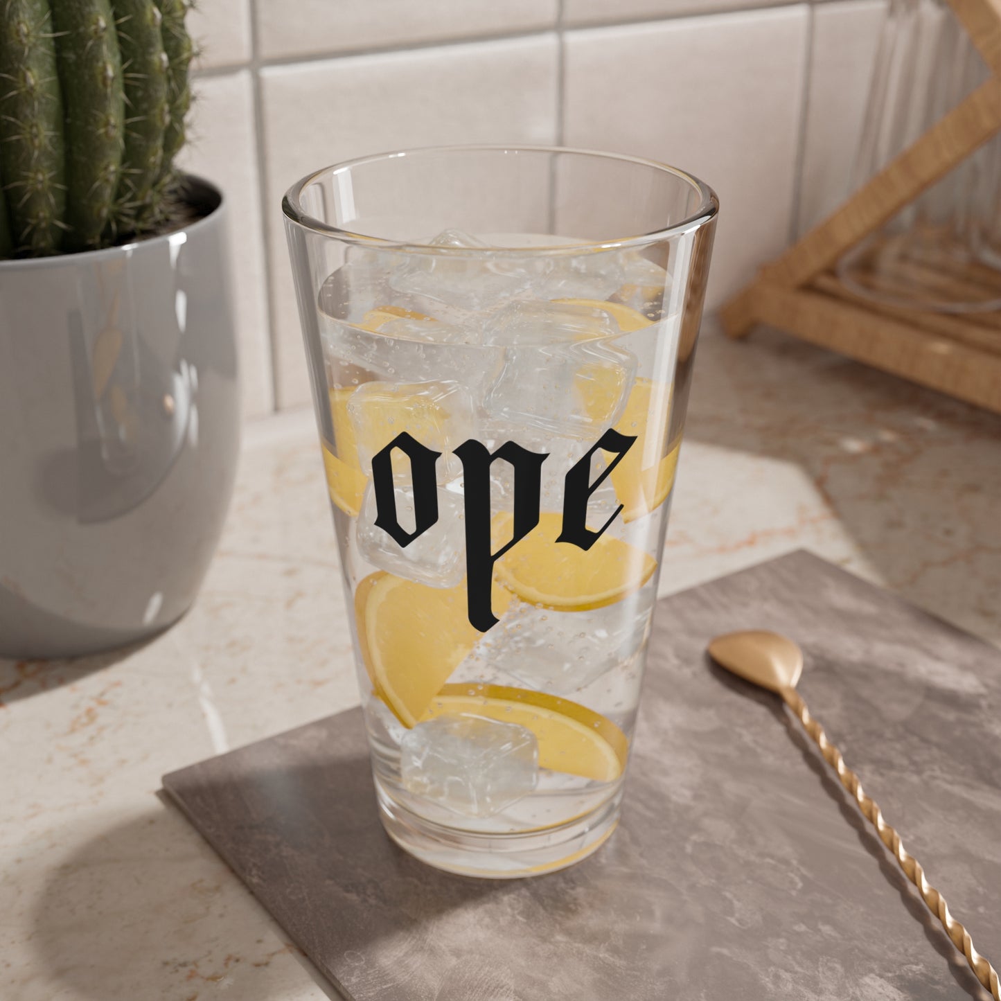 Ope Pint Glass