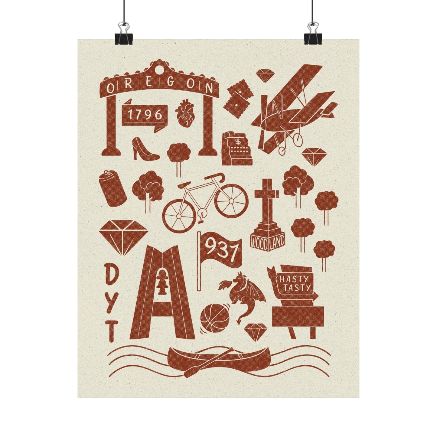 Dayton Doodles Print