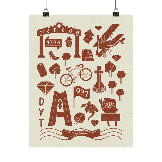 Dayton Doodles Print