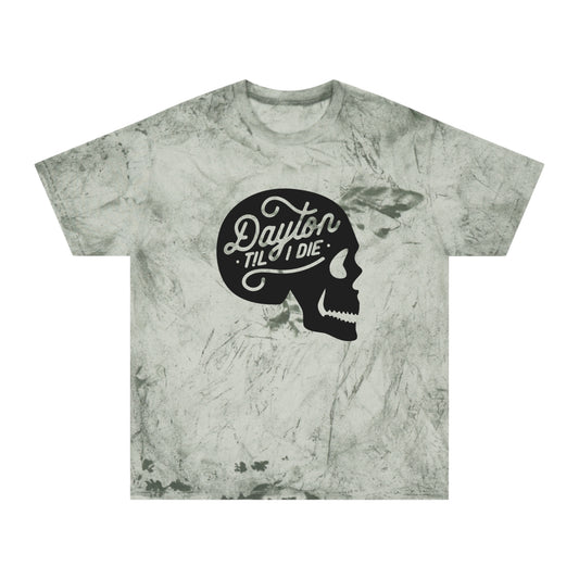 'Dayton Til I Die' Skull Tie-Dye Tee