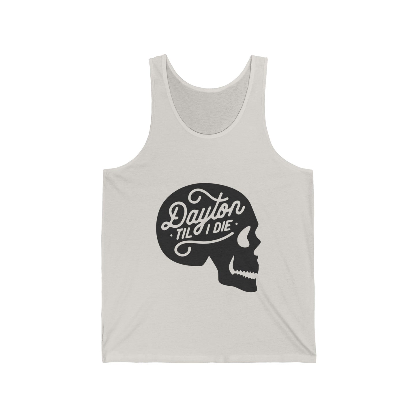 'Dayton Til I Die' Skull Jersey Tank