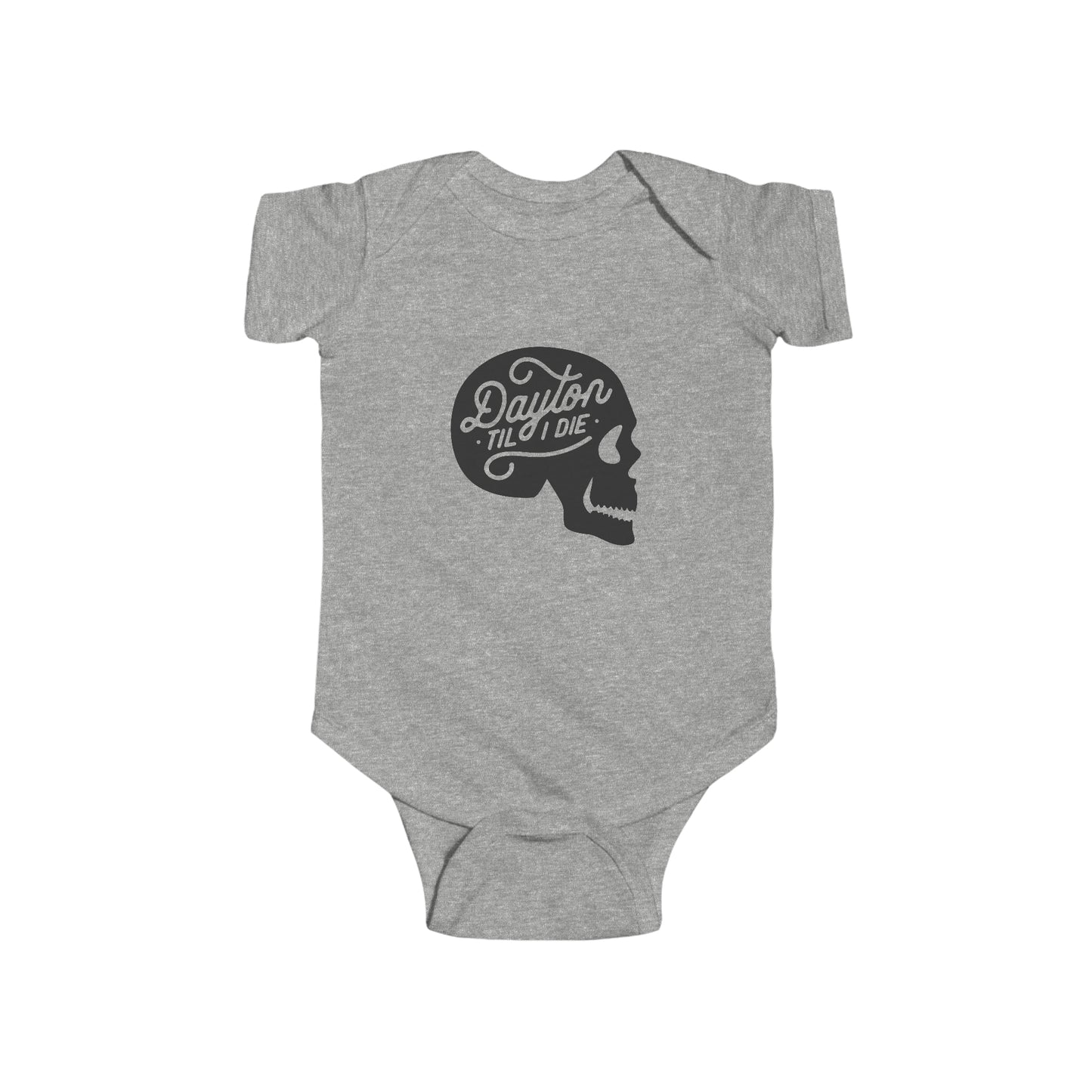 'Dayton Til I Die' Skull Onesie