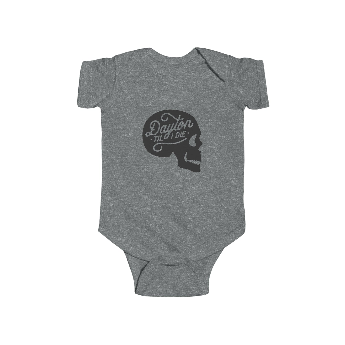 'Dayton Til I Die' Skull Onesie