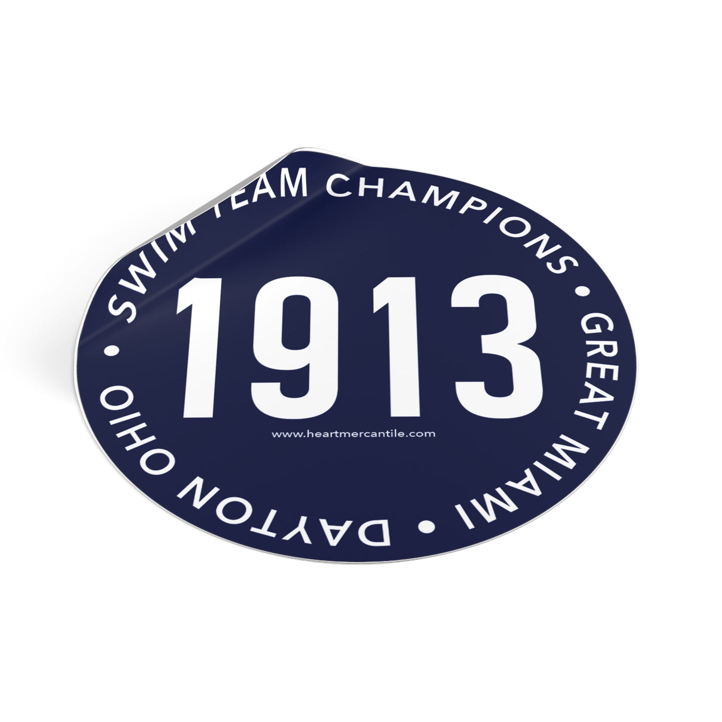 1913 Swim Team Champions Sticker