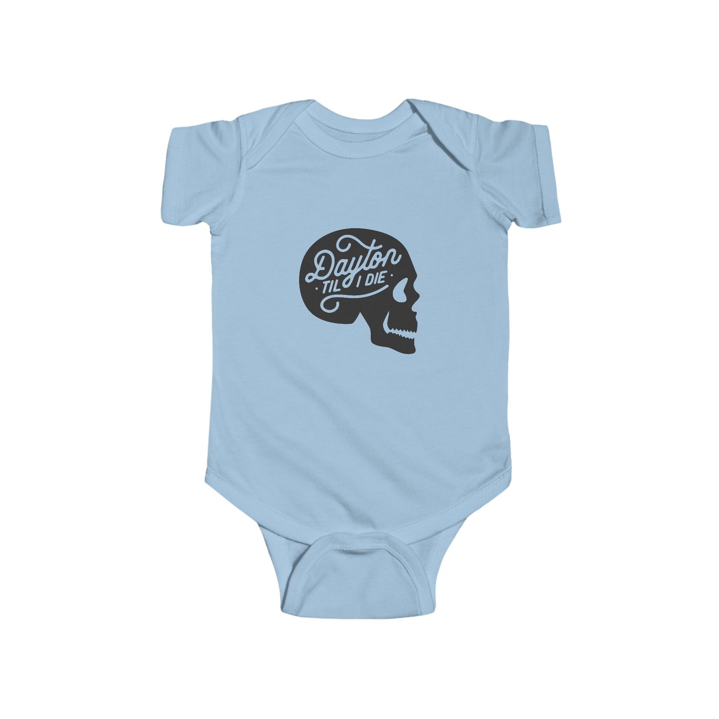 'Dayton Til I Die' Skull Onesie