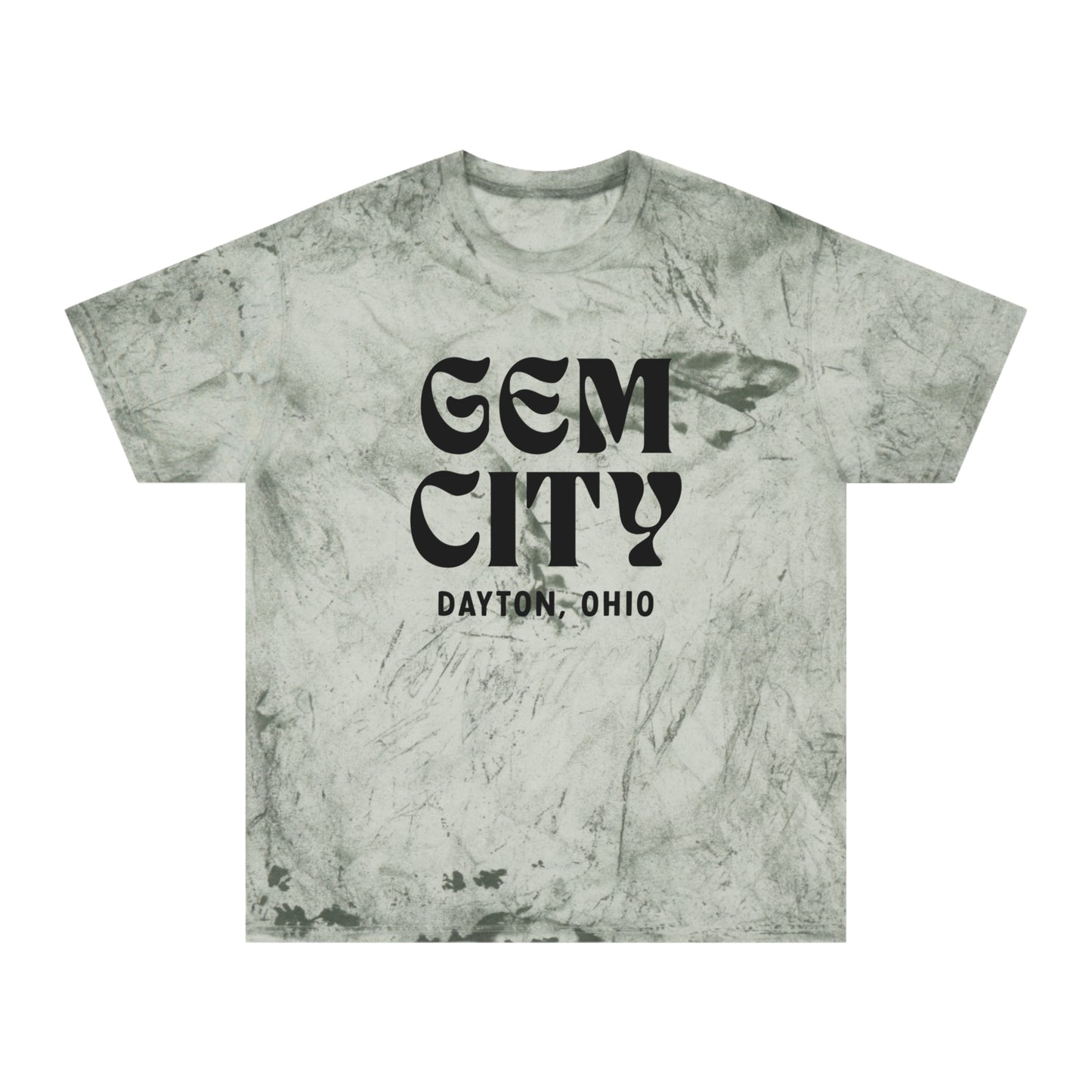 Retro Gem City Tie-Dye Tee