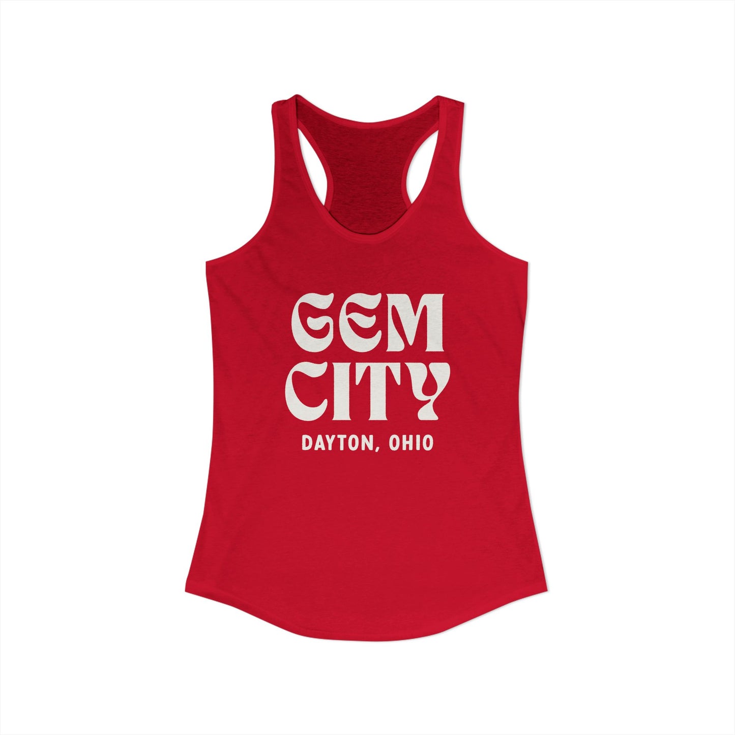 Retro Gem City Racerback Tank
