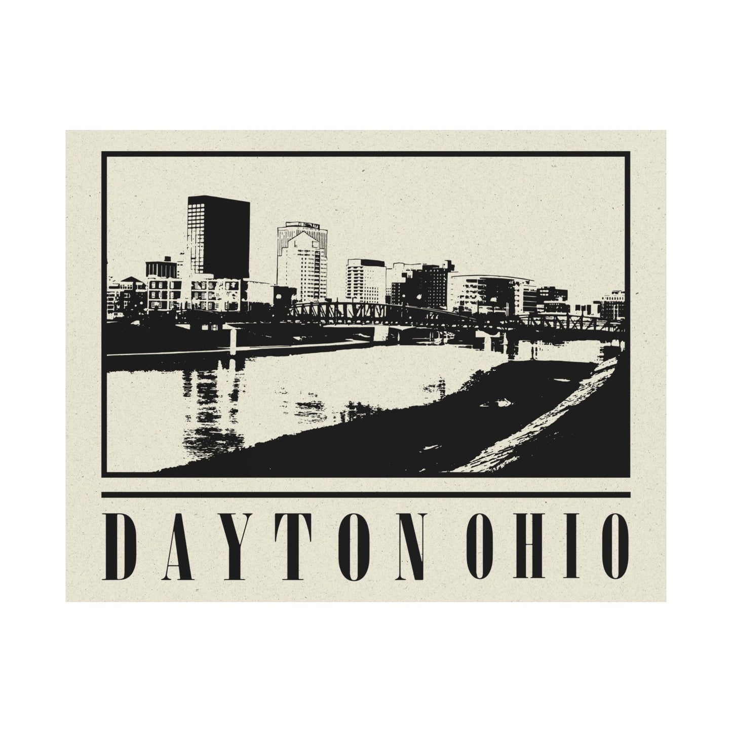 Dayton Skyline Print