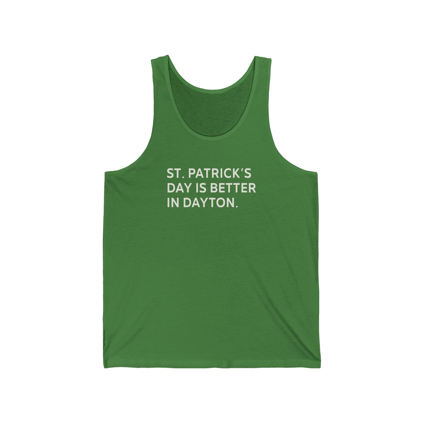 Better In Dayton St. Patty's Jersey Tank