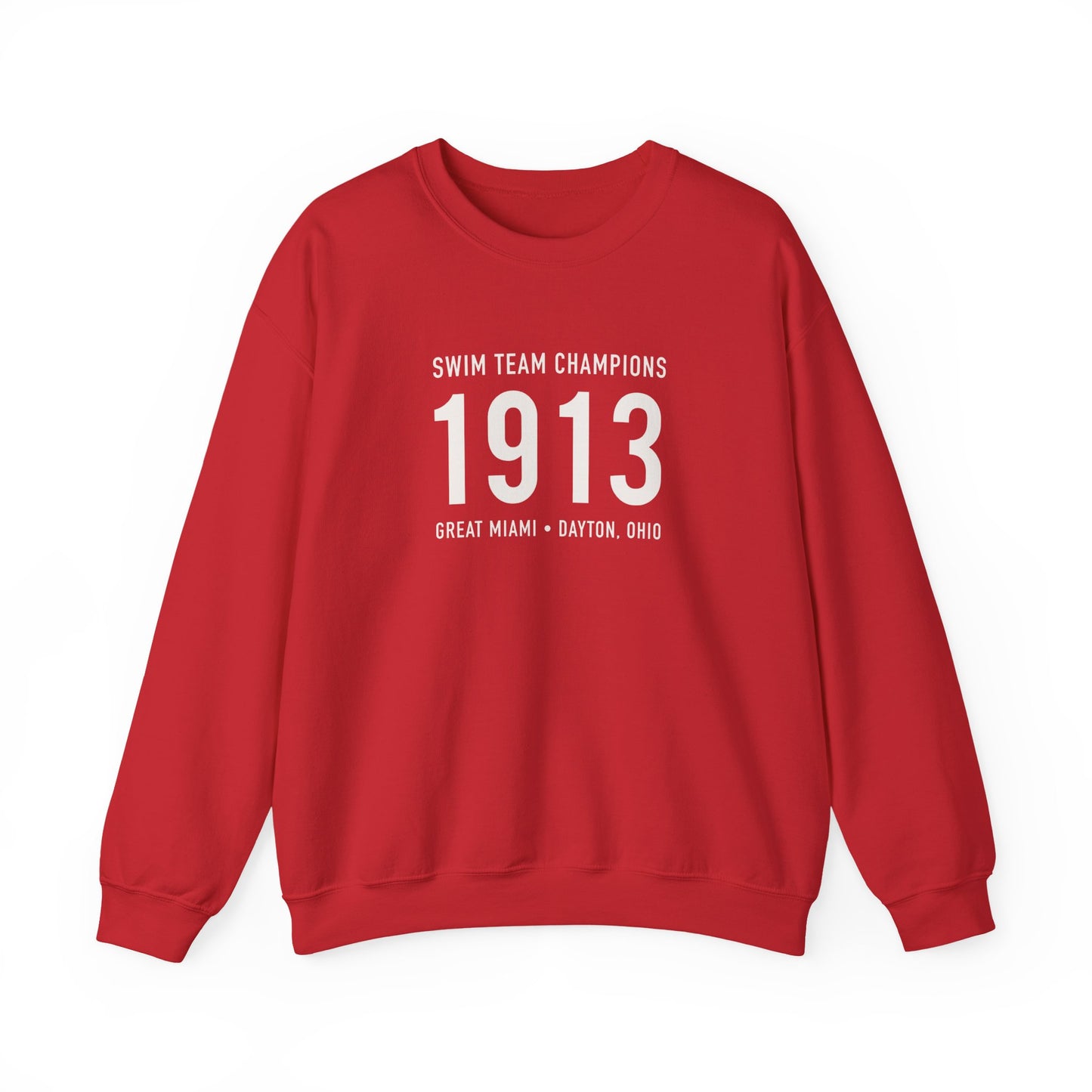 1913 Swim Team Champions Crewneck Sweatshirt
