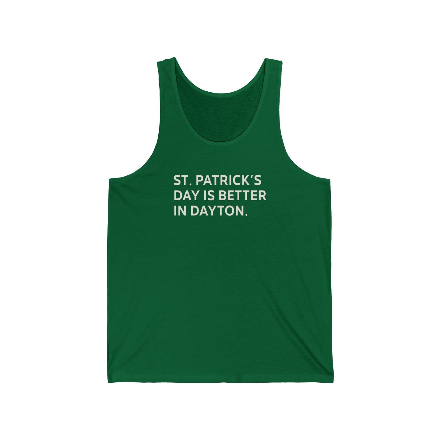 Better In Dayton St. Patty's Jersey Tank