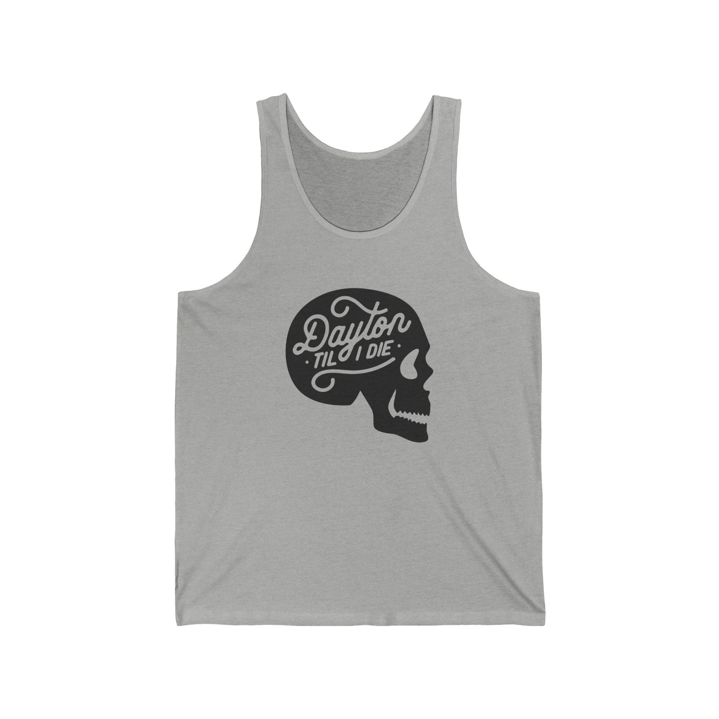 'Dayton Til I Die' Skull Jersey Tank