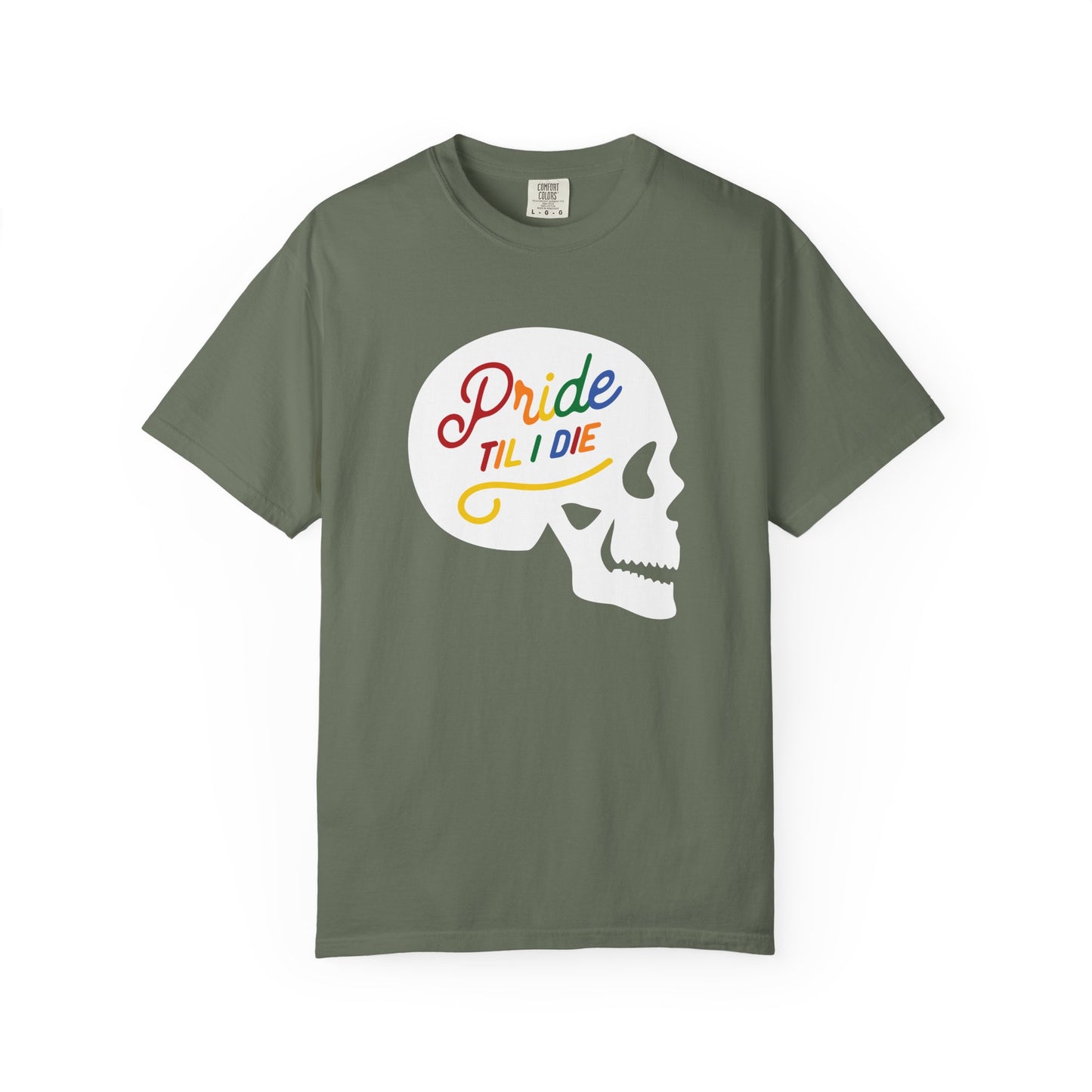 Pride Til I Die Skull Tee