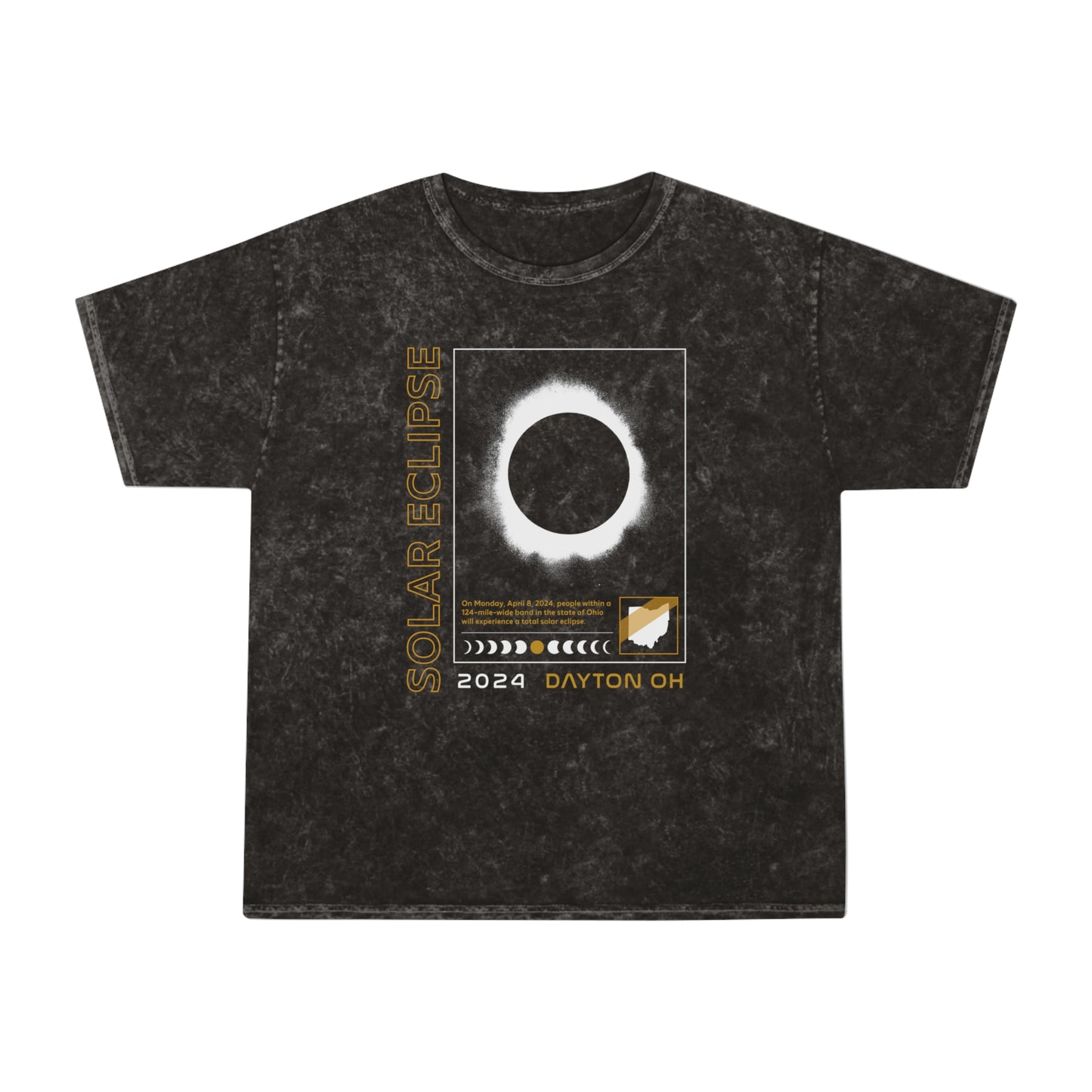 Solar Eclipse 2024 Dayton Ohio Tee