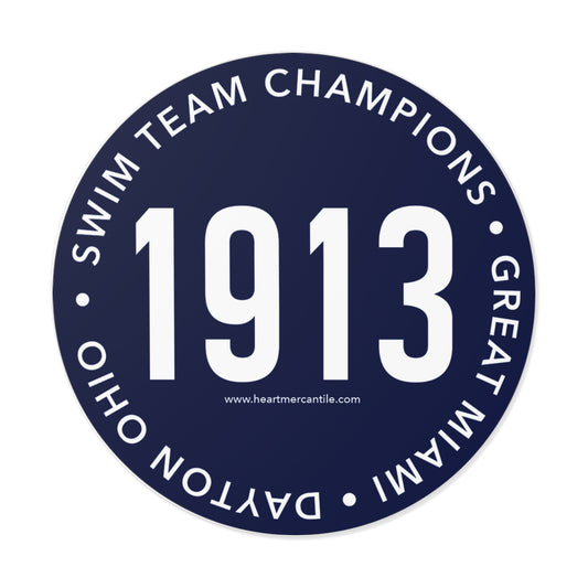 1913 Swim Team Champions Sticker