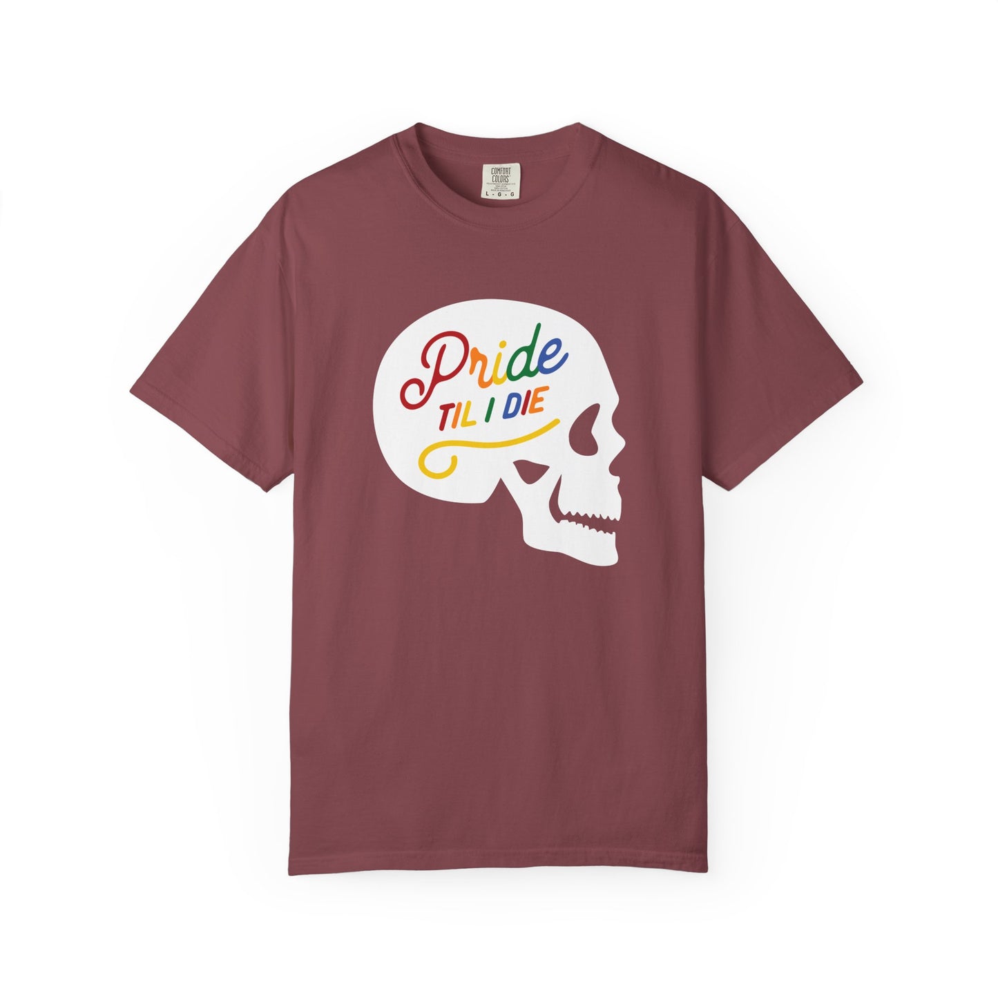 Pride Til I Die Skull Tee