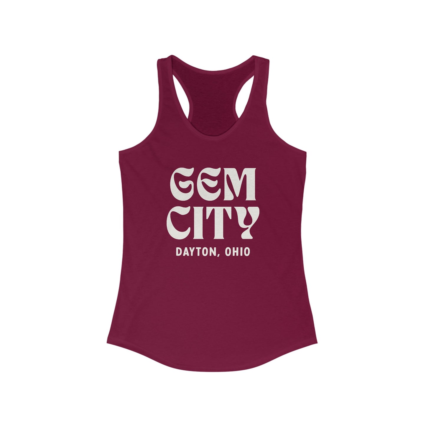 Retro Gem City Racerback Tank