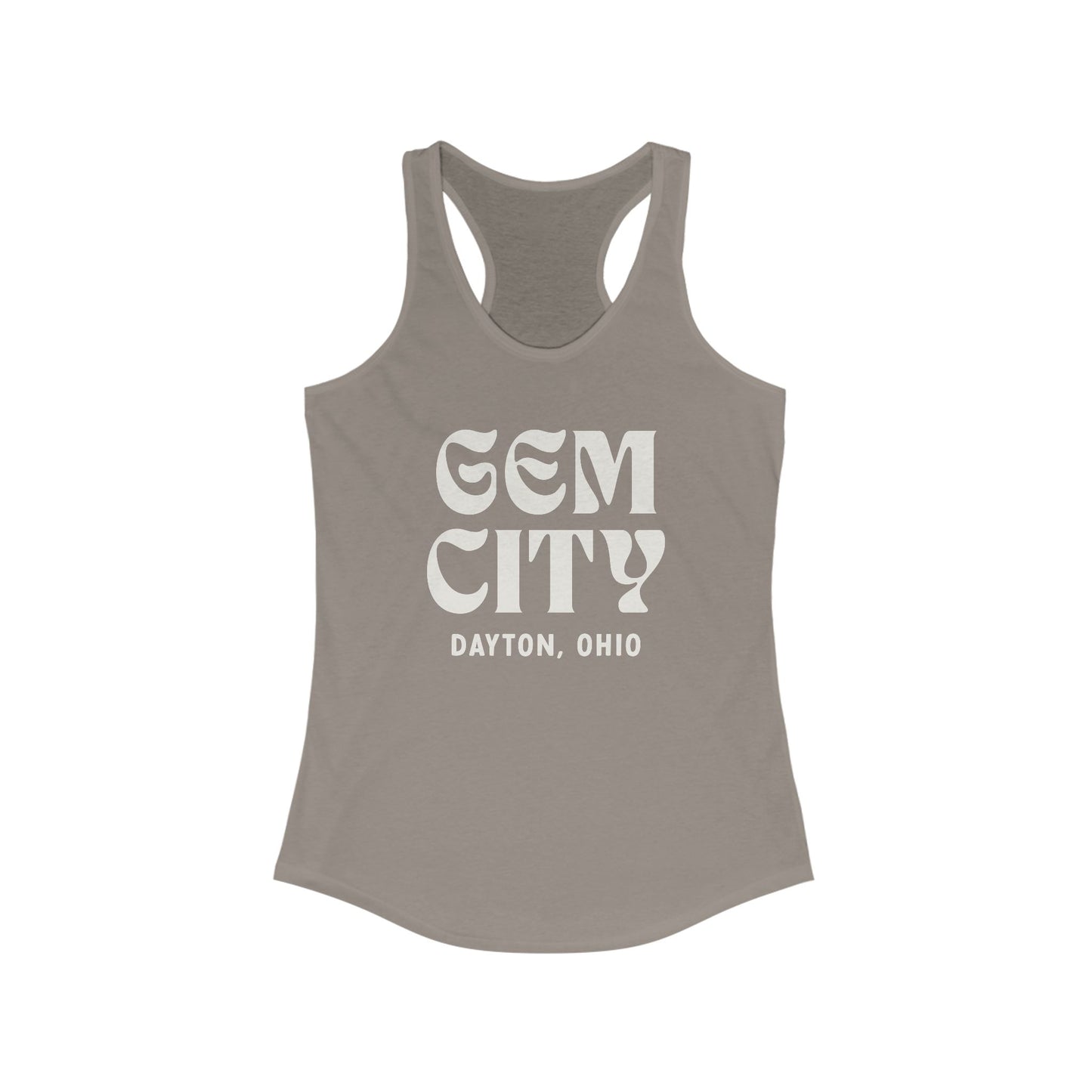Retro Gem City Racerback Tank