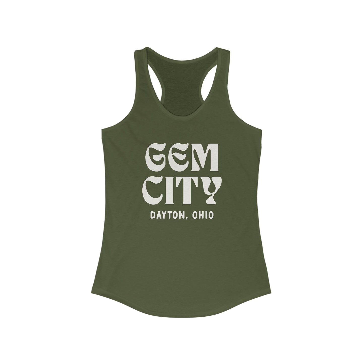 Retro Gem City Racerback Tank