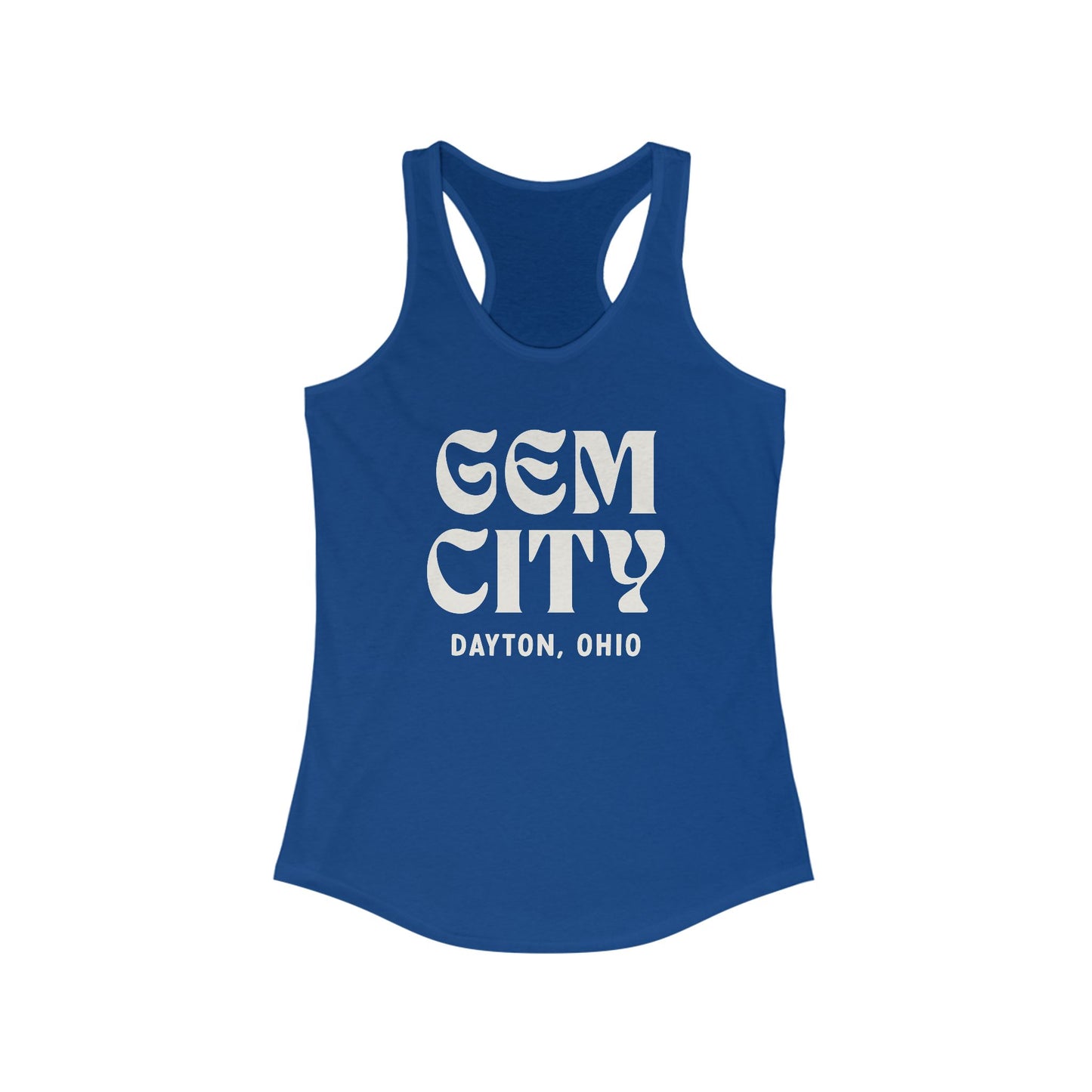Retro Gem City Racerback Tank
