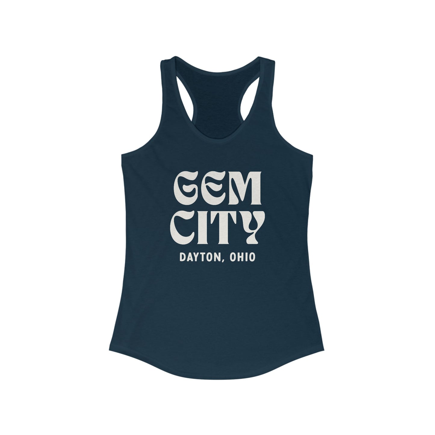 Retro Gem City Racerback Tank