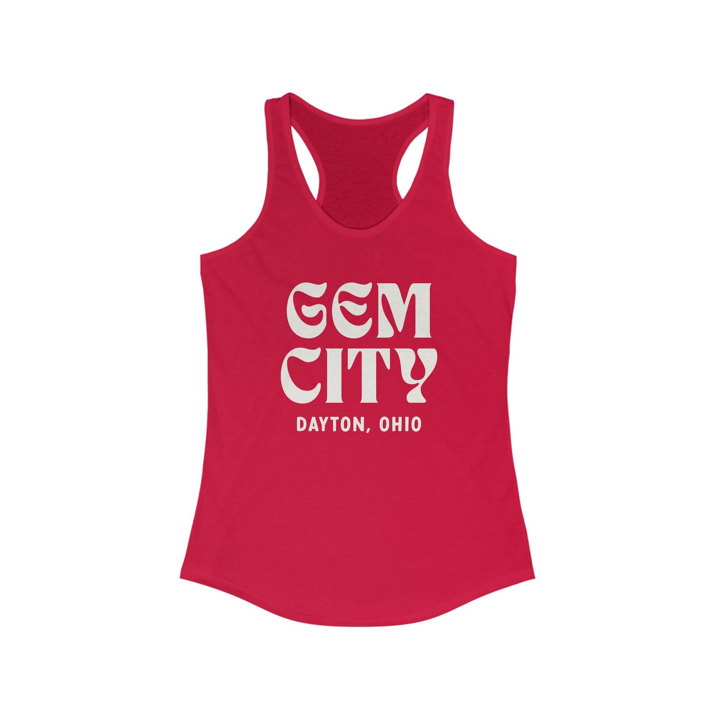 Retro Gem City Racerback Tank