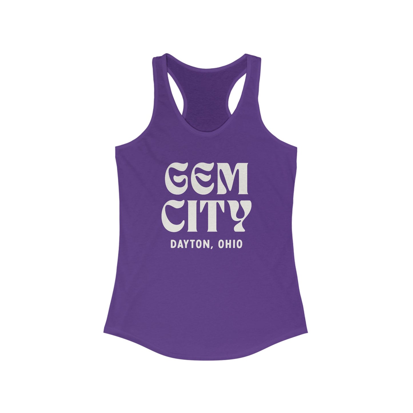 Retro Gem City Racerback Tank