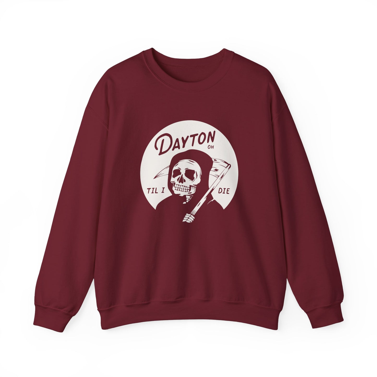'Dayton Til I Die' Reaper Crewneck Sweatshirt
