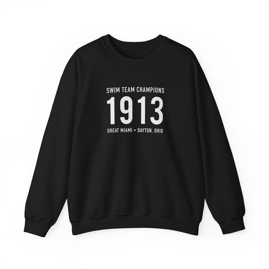 1913 Swim Team Champions Crewneck Sweatshirt