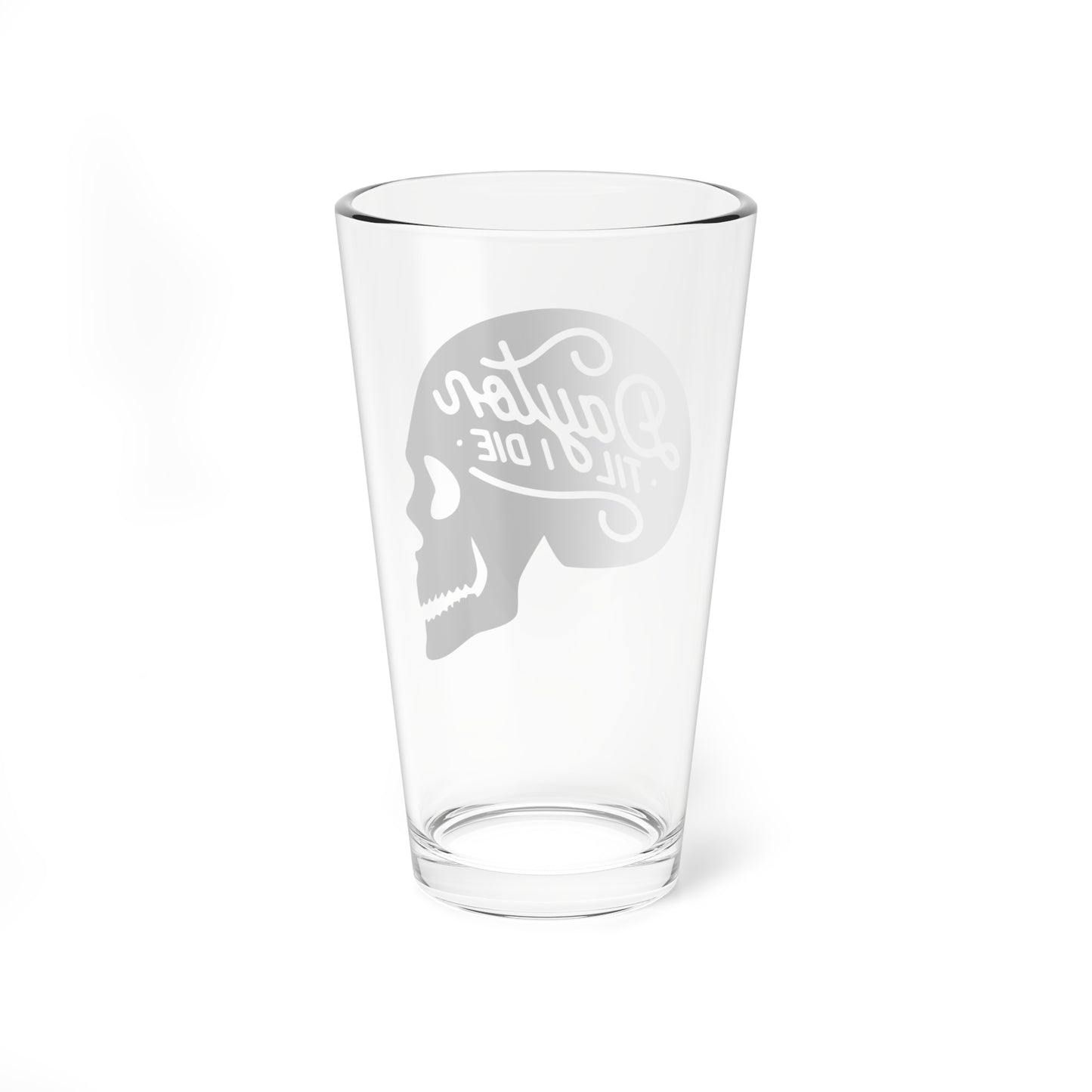 'Dayton Til I Die' Skull Pint Glass