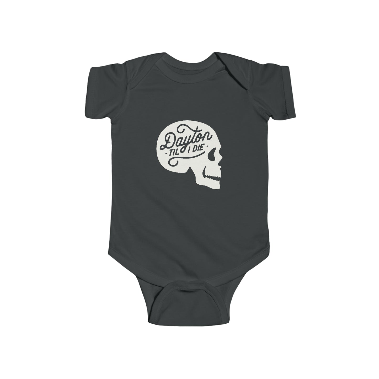 'Dayton Til I Die' Skull Onesie