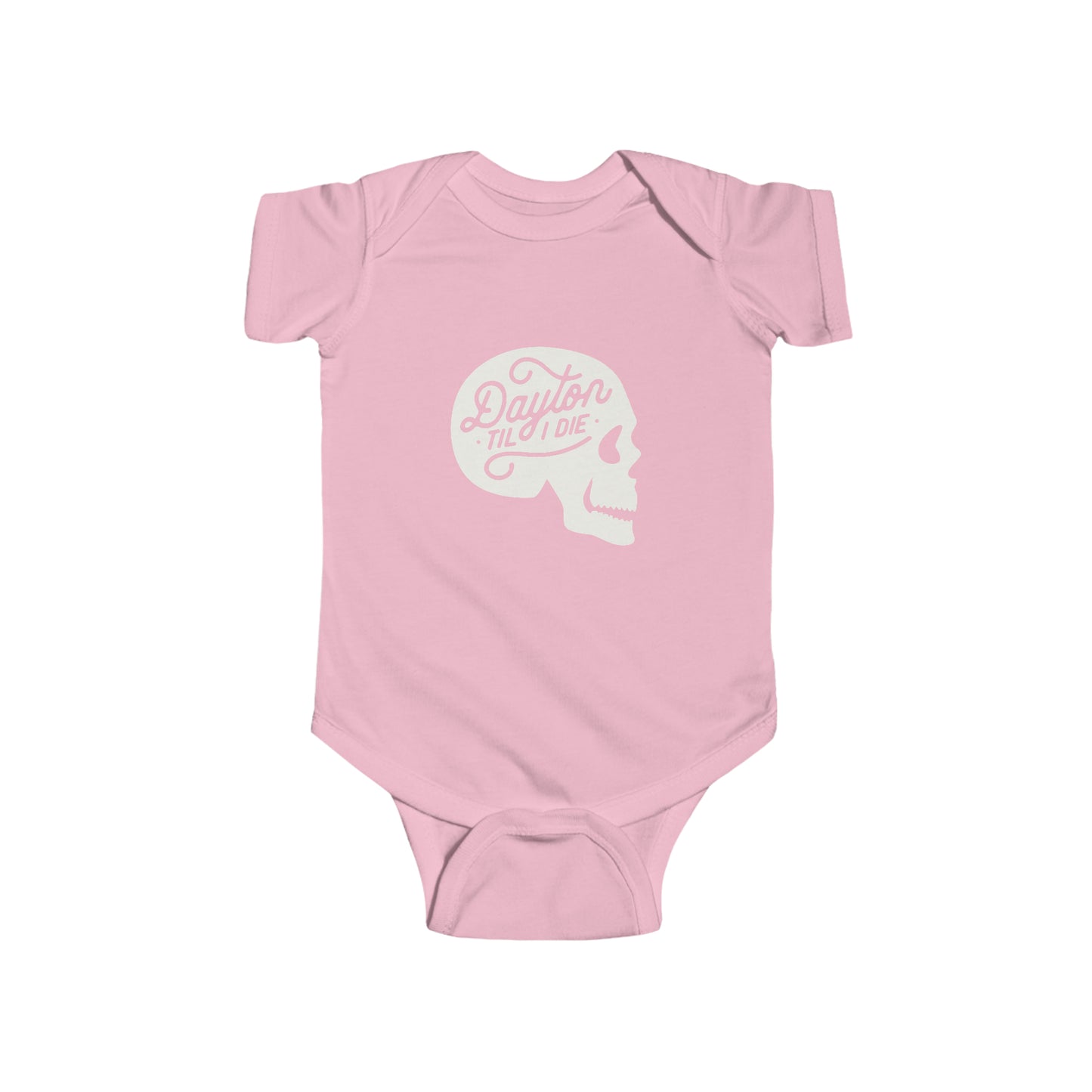 'Dayton Til I Die' Skull Onesie