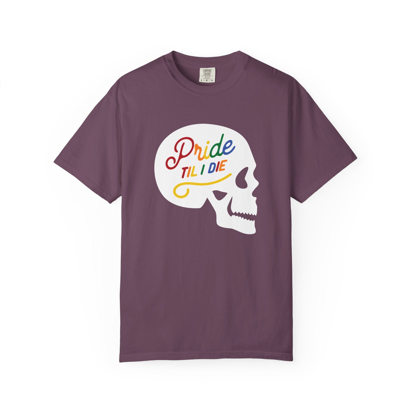 Pride Til I Die Skull Tee