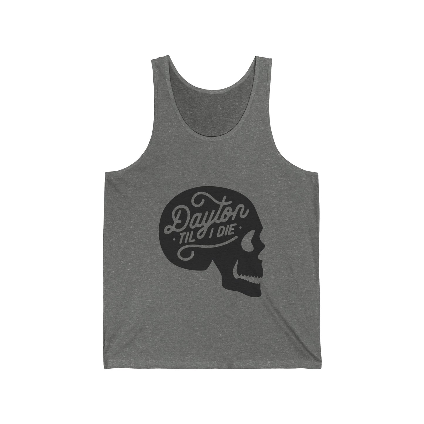 'Dayton Til I Die' Skull Jersey Tank