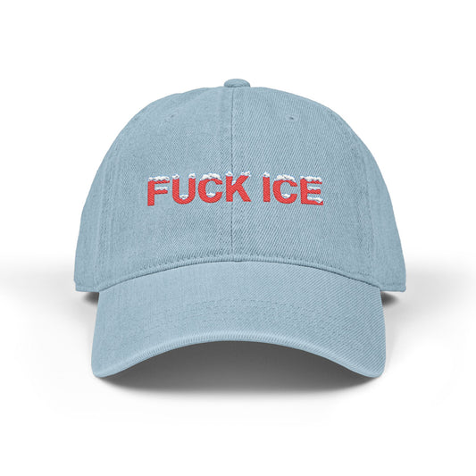 FUCK ICE Denim Hat