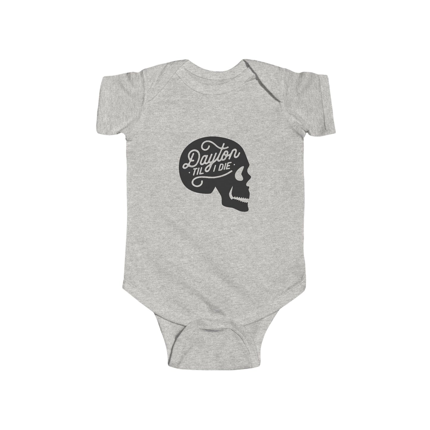 'Dayton Til I Die' Skull Onesie