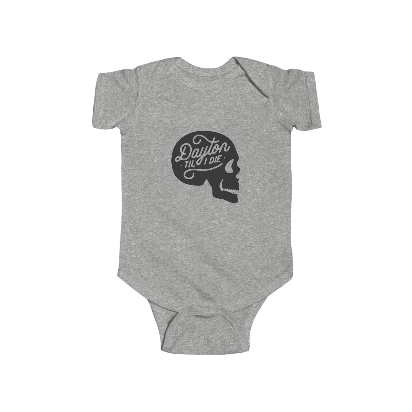 'Dayton Til I Die' Skull Onesie