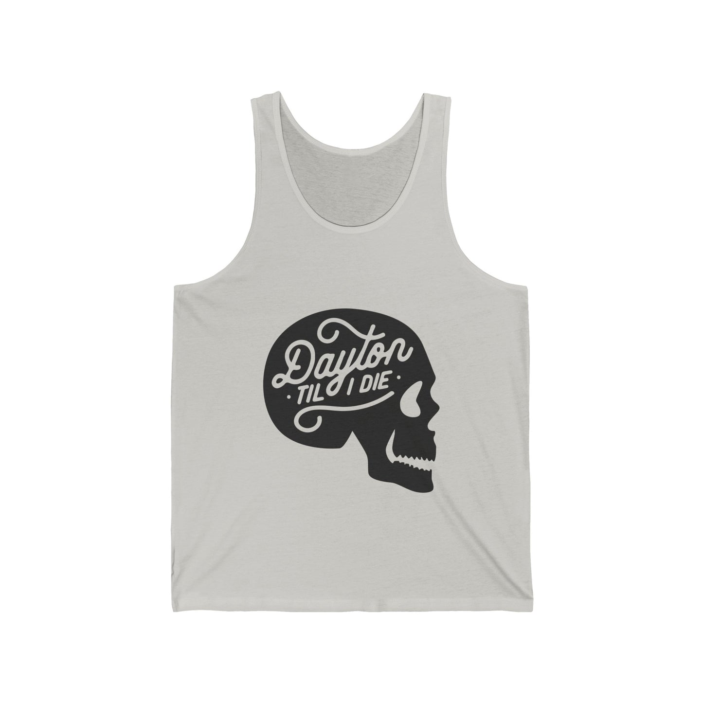 'Dayton Til I Die' Skull Jersey Tank