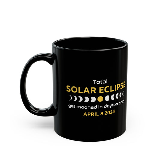 Get Mooned in Dayton Ohio Solar Eclipse 2024 Mug