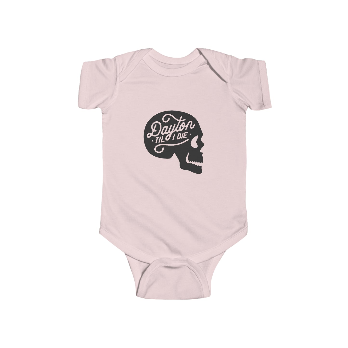 'Dayton Til I Die' Skull Onesie