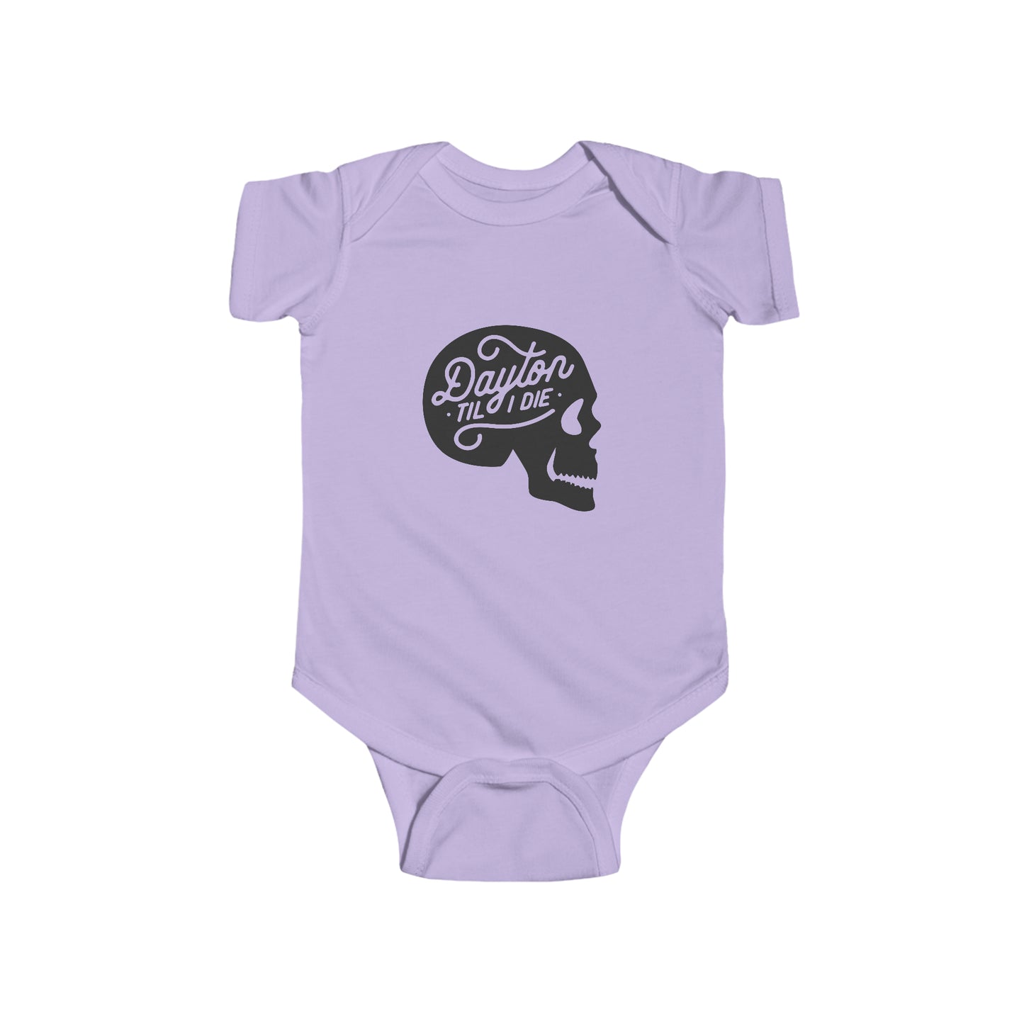 'Dayton Til I Die' Skull Onesie