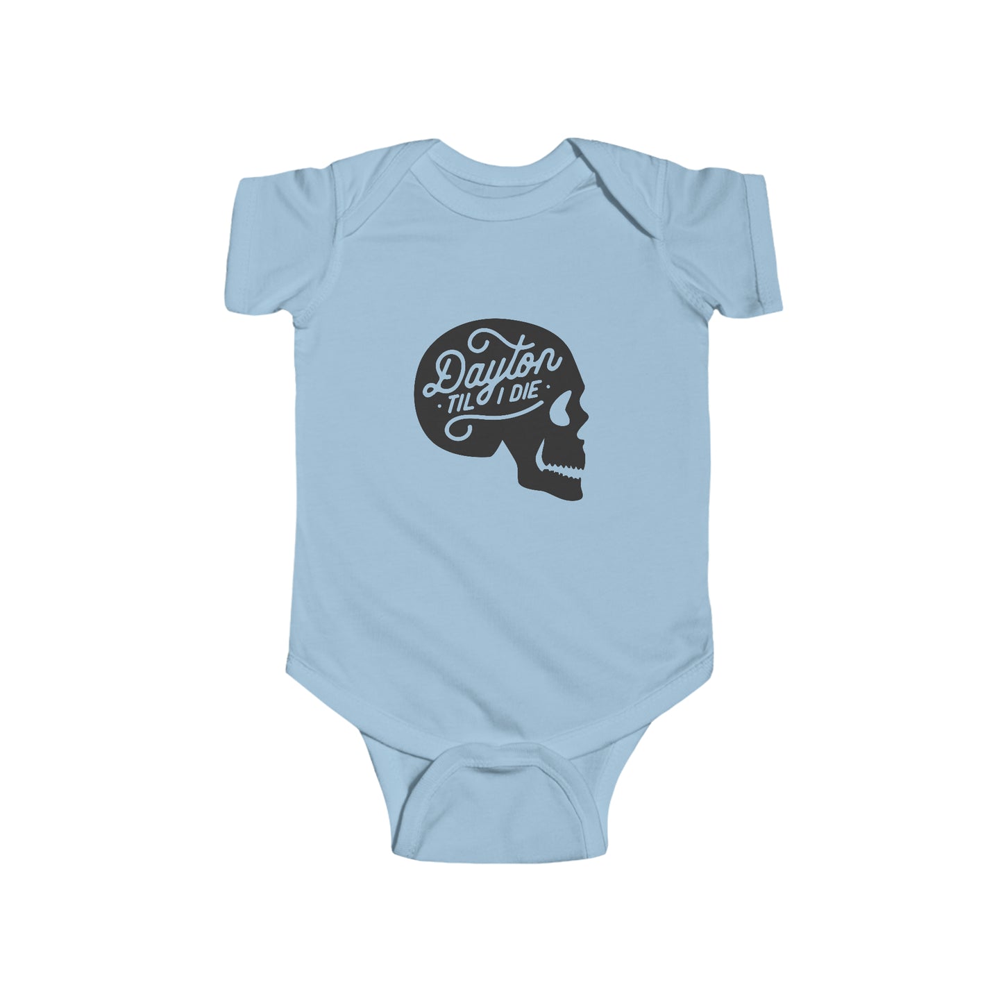 'Dayton Til I Die' Skull Onesie